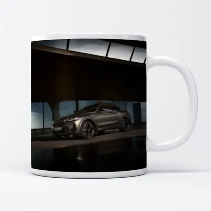 BMW X4 Dark Gray Urban Night Setting