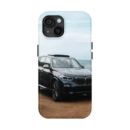 BMW X3 Parked on Coastal Cliff Trail