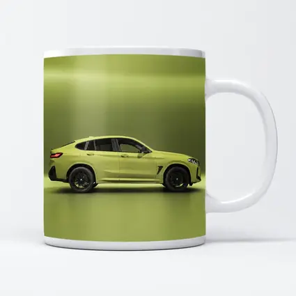 BMW X4 M Competition Green Studio Shot