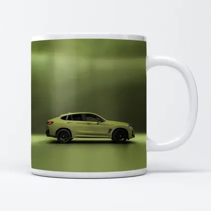 BMW X4 M Competition Urban Green Side