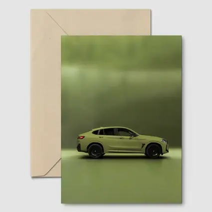 BMW X4 M Competition Urban Green Side