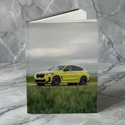 BMW X4 M Competition Yellow Overcast Field