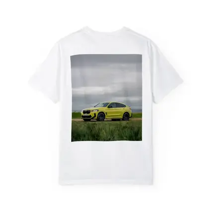 BMW X4 M Competition Yellow Overcast Field
