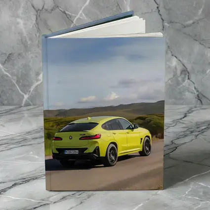 BMW X4 M Competition Yellow On Road