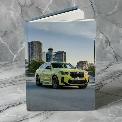 BMW X4 M Yellow Urban City Street