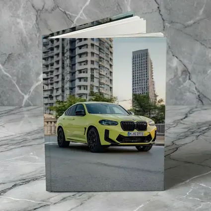 BMW X4 M Yellow Urban City Street