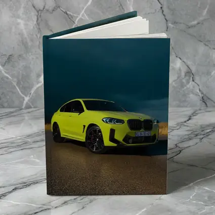 BMW X4 M Yellow Storm Dark Sky