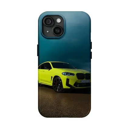 BMW X4 M Yellow Storm Dark Sky