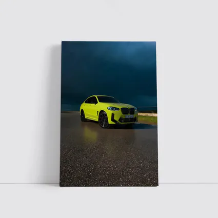 BMW X4 M Yellow Storm Dark Sky