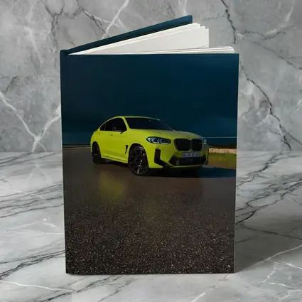 BMW X4 M Yellow Storm Dark Sky
