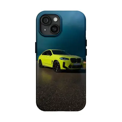 BMW X4 M Yellow Storm Dark Sky