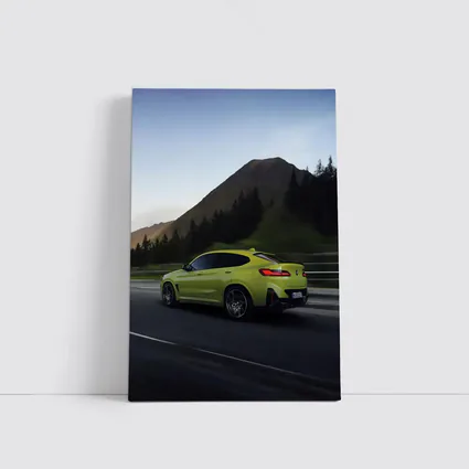 BMW X4 M Yellow Mountain Road Drive