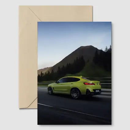 BMW X4 M Yellow Mountain Road Drive