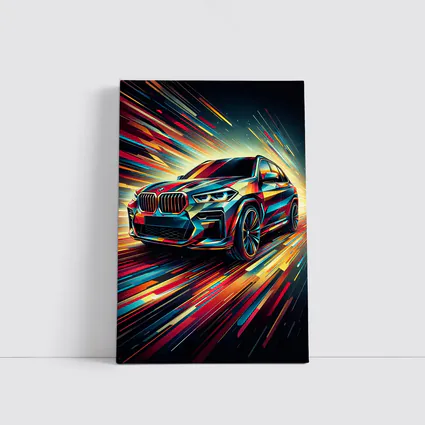 BMW X5 Abstract Dynamic Speed Art