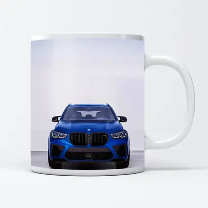 BMW X5 M Competition Blue Studio Shot