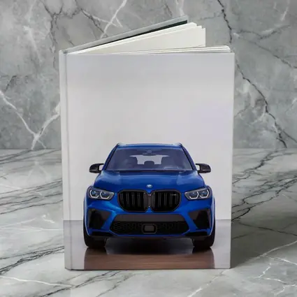 BMW X5 M Competition Blue Studio Shot