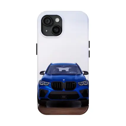 BMW X5 M Competition Blue Studio Shot