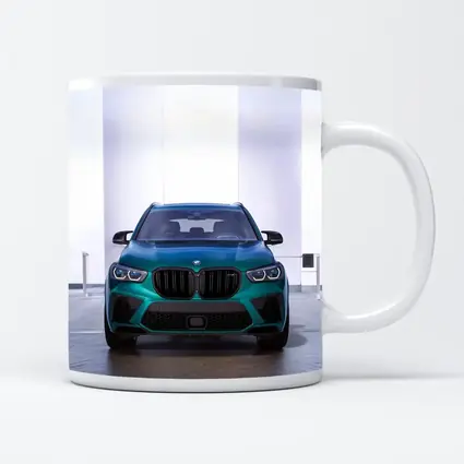 BMW X5M Competition Teal Front Studio