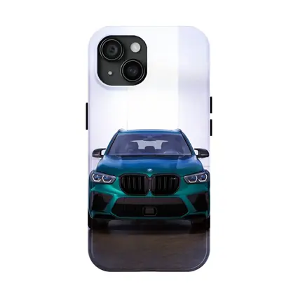 BMW X5M Competition Teal Front Studio