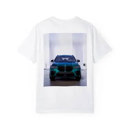 BMW X5M Competition Teal Front Studio