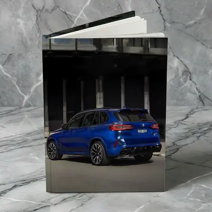 BMW X5M Competition Blue Urban Street