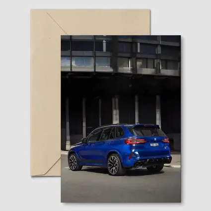 BMW X5M Competition Blue Urban Street