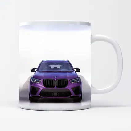 BMW X5 M Competition Purple Front View