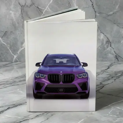 BMW X5 M Competition Purple Front View