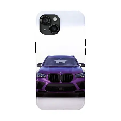 BMW X5 M Competition Purple Front View