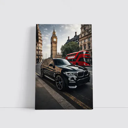 BMW X5 Black SUV London Big Ben