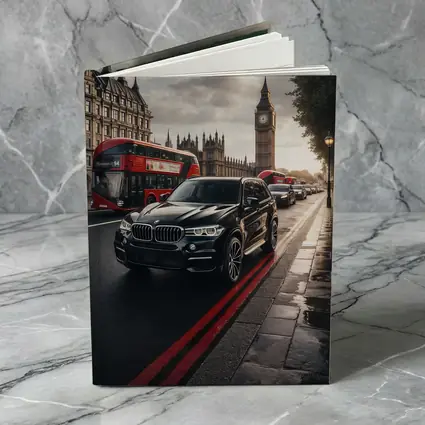 BMW X5 Black London Big Ben Street