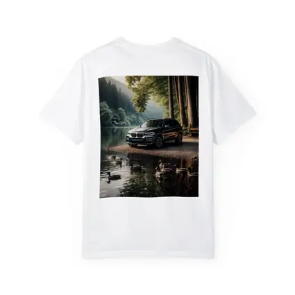 BMW X5 Parked By Forest Lake