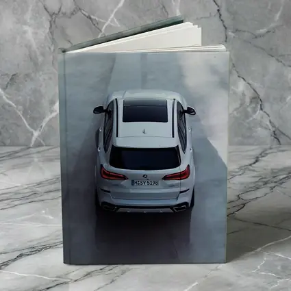 BMW X5 White SUV Aerial Road View