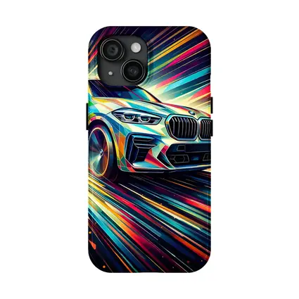 BMW X5M Abstract Dynamic Colorful Speed Art