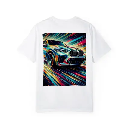 BMW X5M Abstract Dynamic Colorful Speed Art