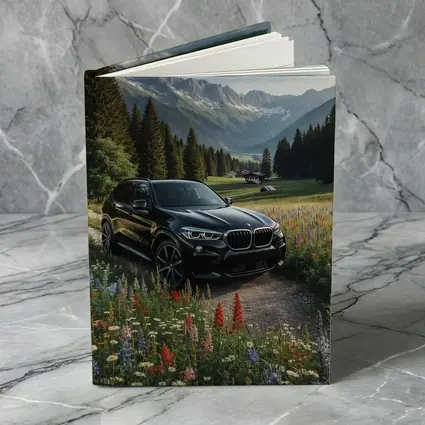 BMW X5 Black SUV Alpine Mountain Meadow