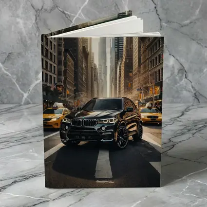 BMW X5M Black SUV New York City Street