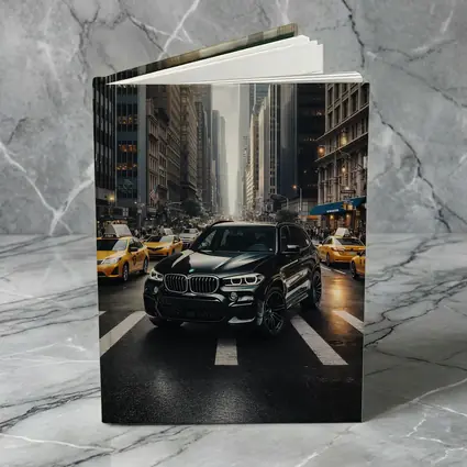 BMW X3 Black SUV New York City Street