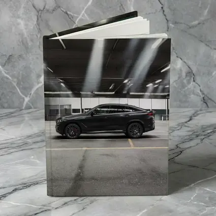 BMW X6 Black Parking Garage Side View
