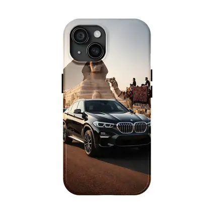 BMW X6 Black Pyramids Egypt Desert Scene