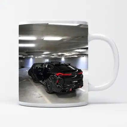 BMW X6M Competition Black Parking Garage