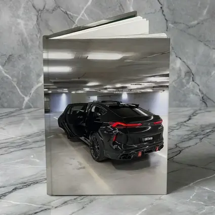 BMW X6M Competition Black Parking Garage