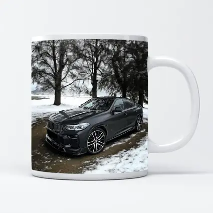 BMW X6M Competition Matte Black Winter Setting
