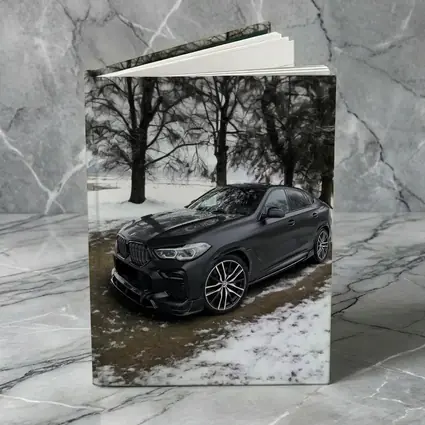 BMW X6M Competition Matte Black Winter Setting