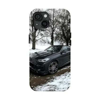 BMW X6M Competition Matte Black Winter Setting