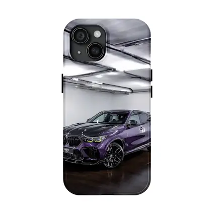 BMW X6 M Competition Purple Indoor Garage
