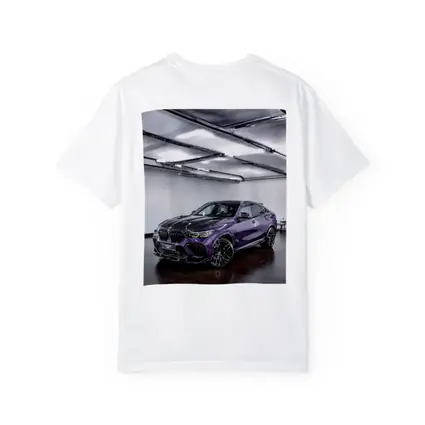 BMW X6 M Competition Purple Indoor Garage