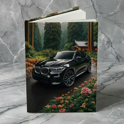 BMW X6 M Black Forest Deer Scene