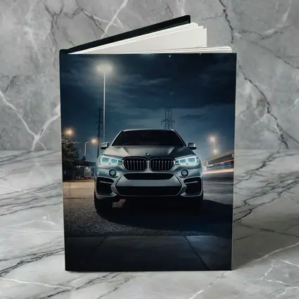 BMW X6M Front View Night Moon