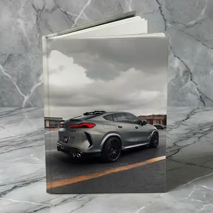 BMW X6M Gray Matte Stance Cloudy Sky